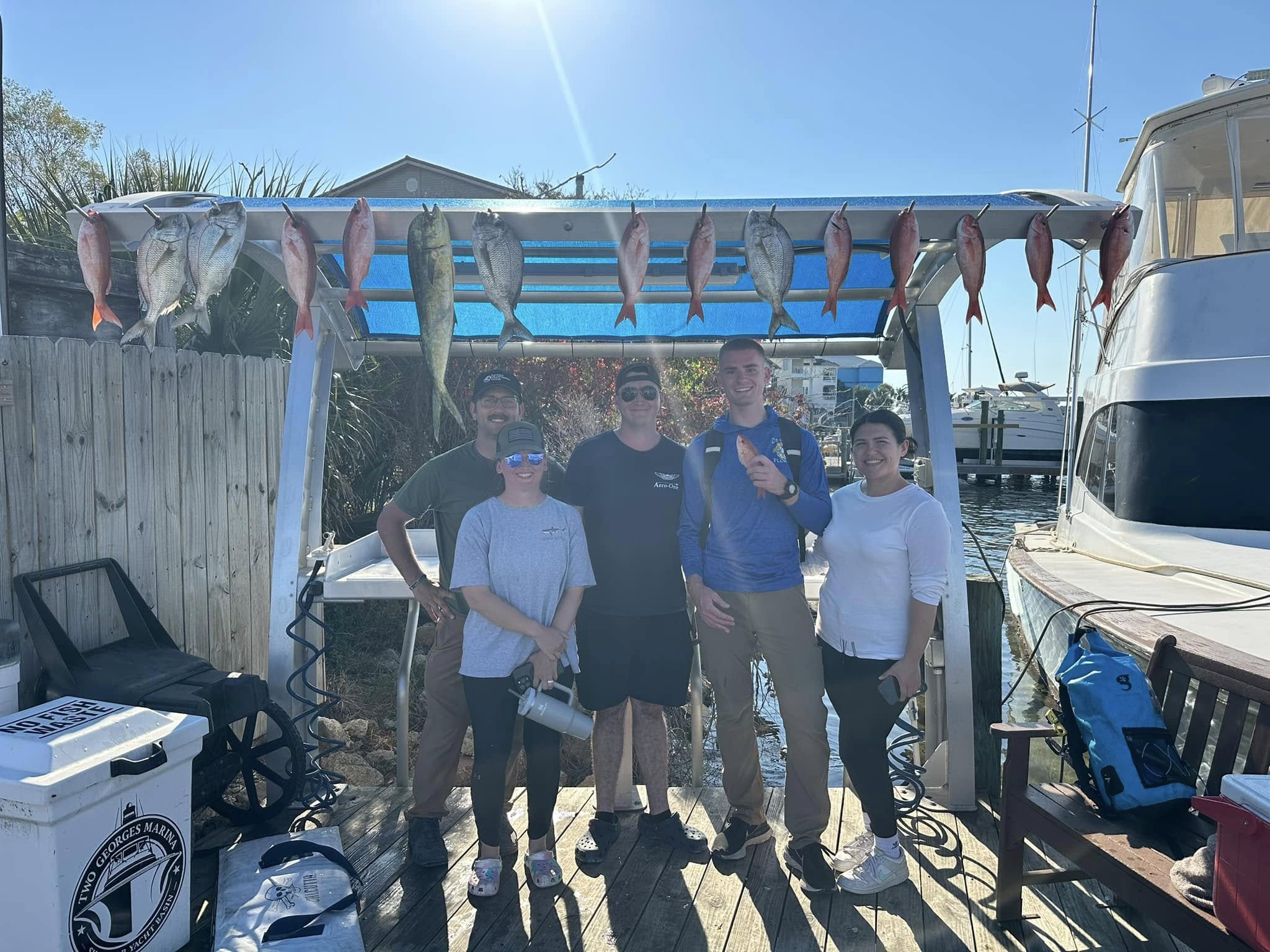 Anglers catching fish in Florida