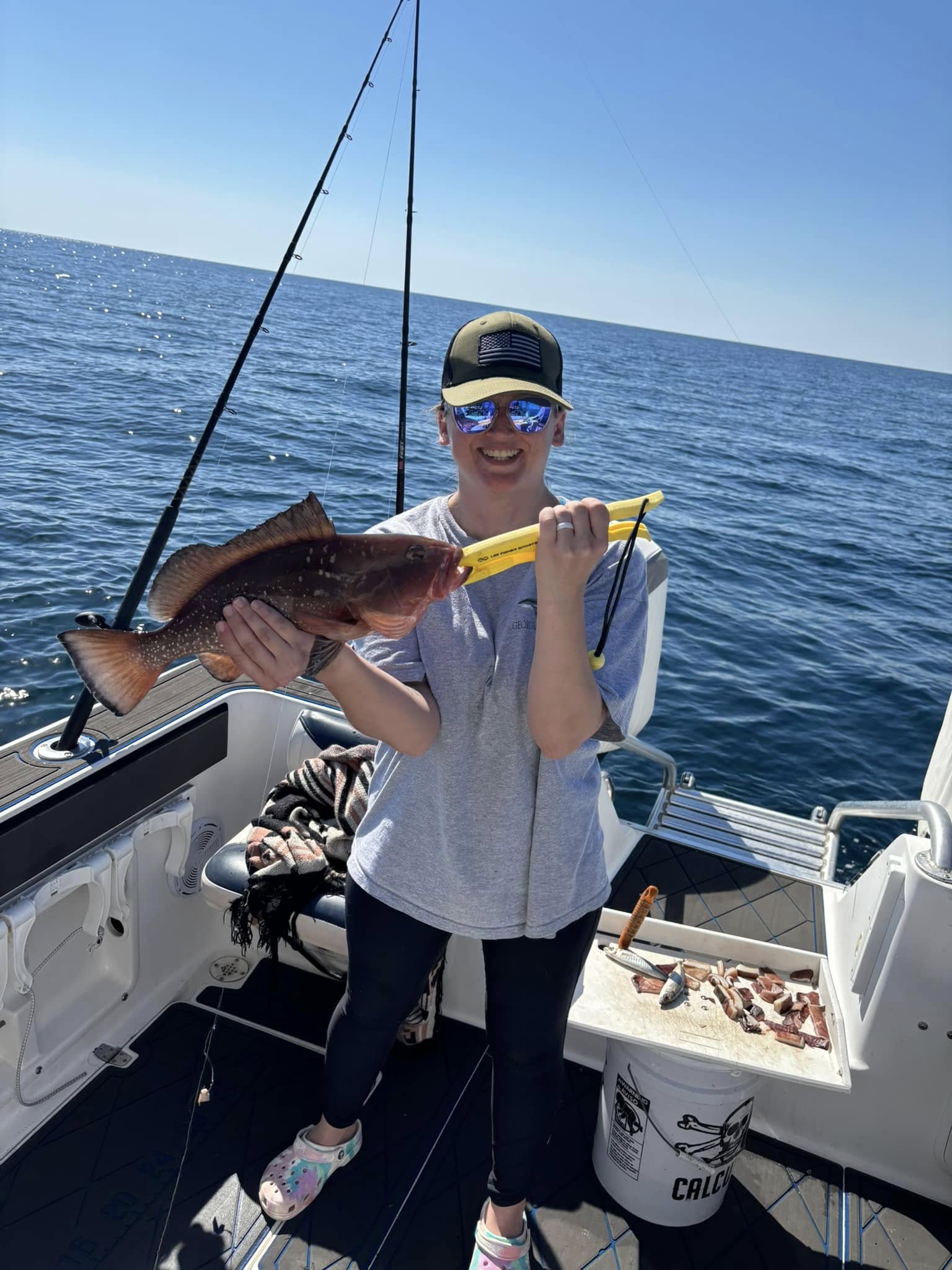 Red Grouper caught while fishing in FL