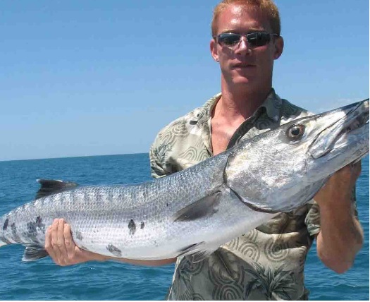 A person fishing in St. Petersburg