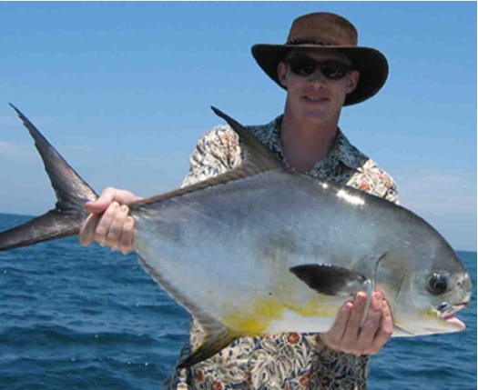 Permit fish caught in St. Petersburg