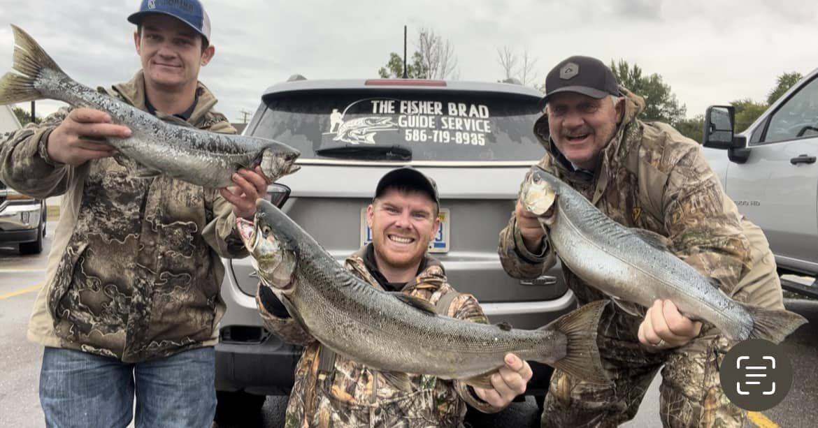 3 blue catfish caught in MI