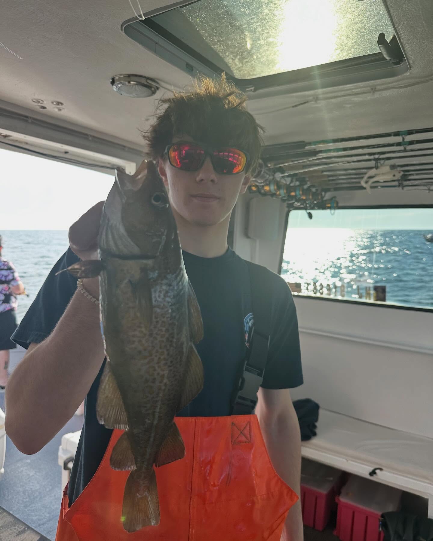 Atlantic cod caught while fishing in Neptune City NJ