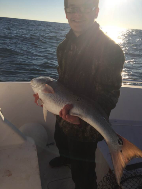 Fisherman with catch in Homosassa