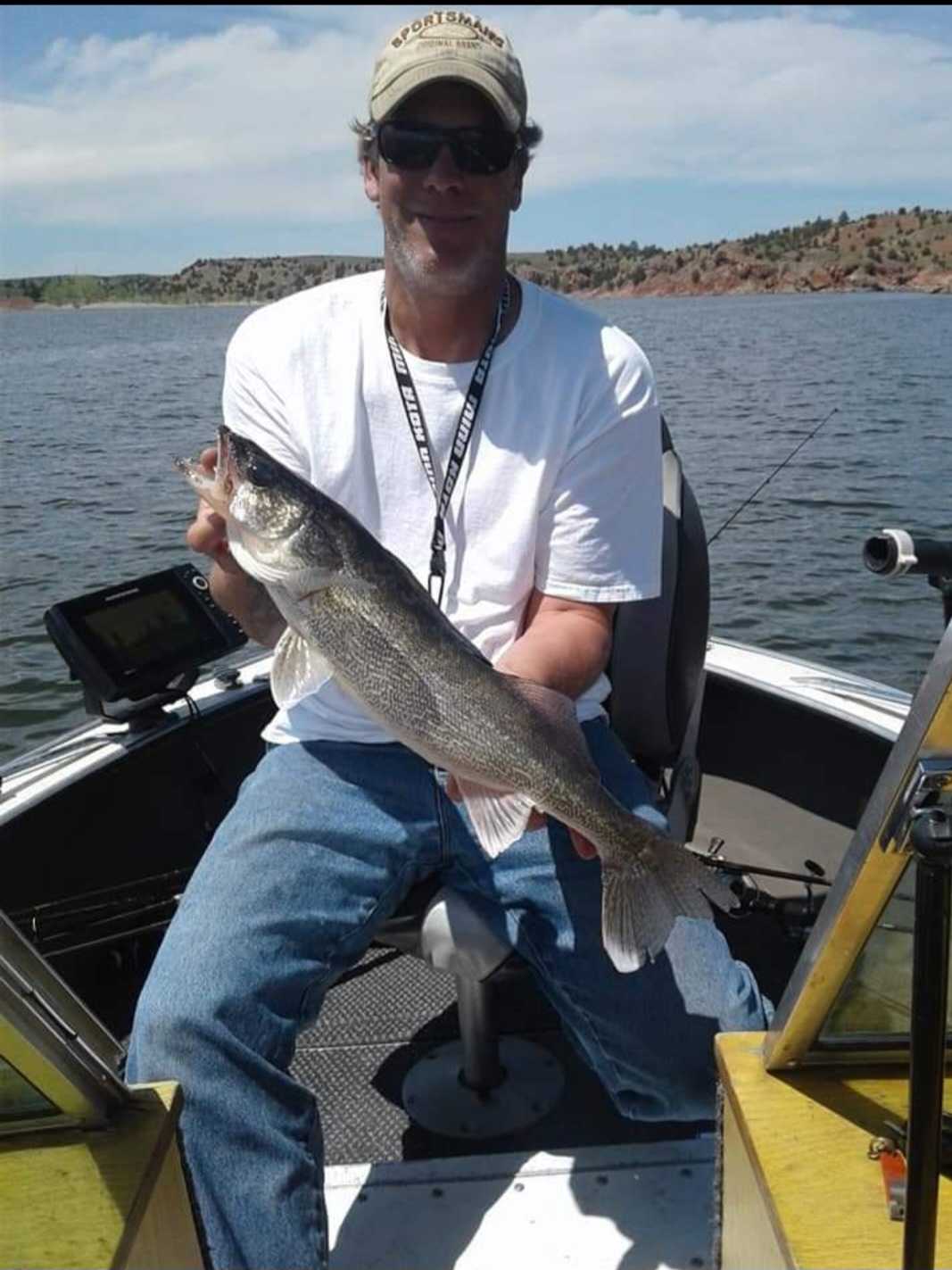 Walleye fish caught in Douglas