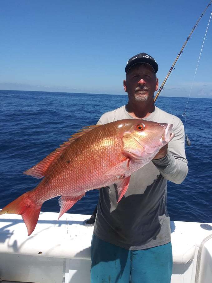 Mutton Snapper, a 26-inch fish caught in FL