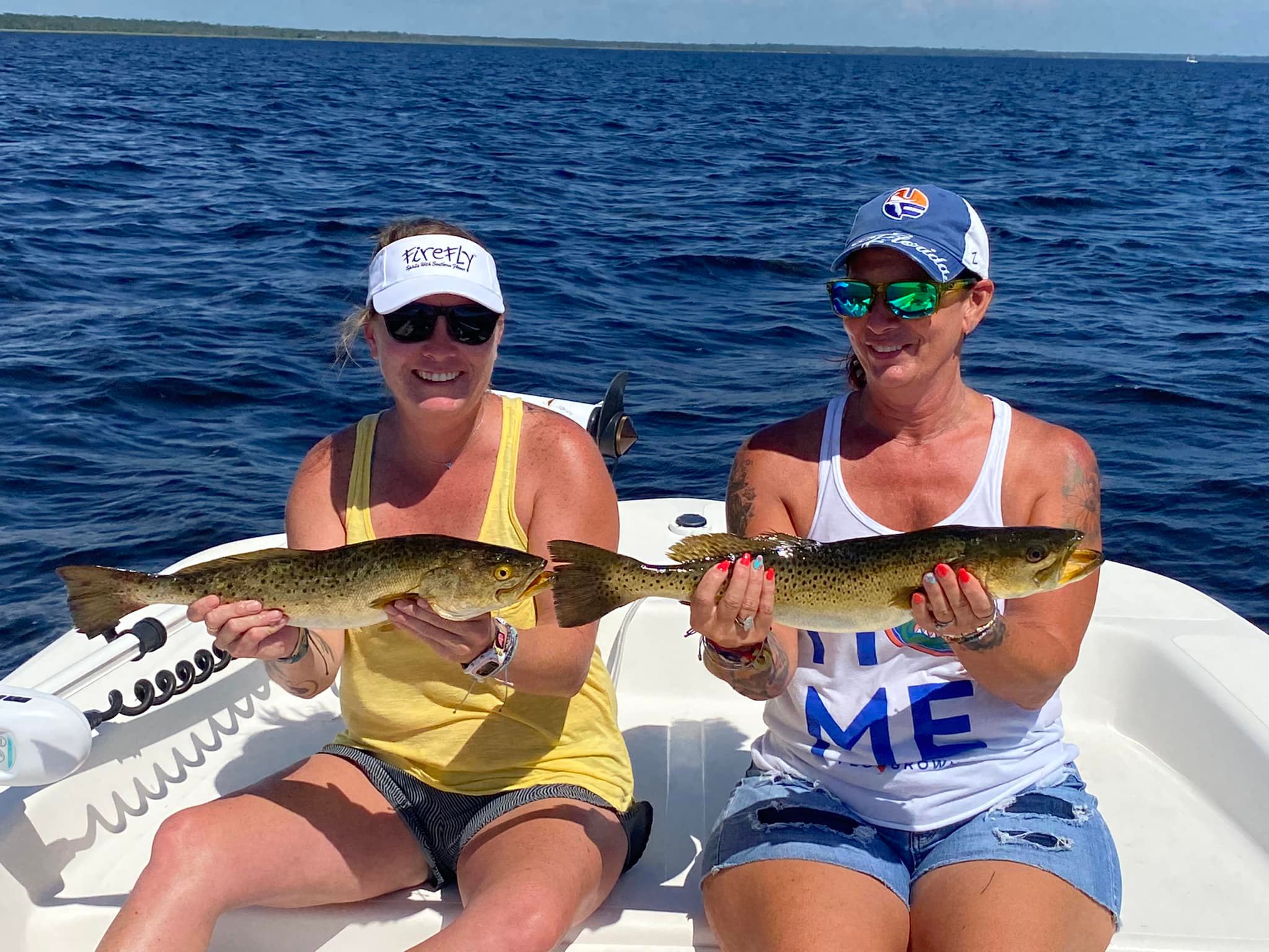 Two people fishing in Perry