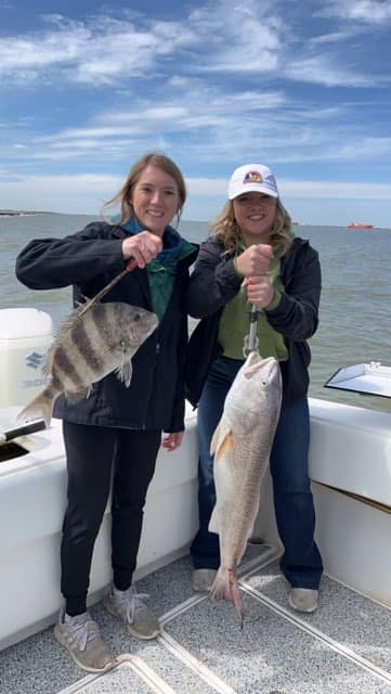 Two sheepshead fishing in TX