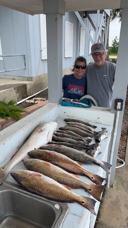 Fishing for 3 big fish at Hitchcock location