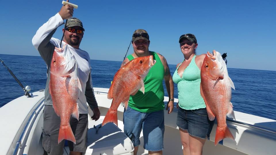 Three huge fish caught in Hitchcock