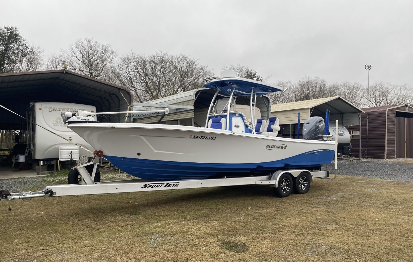 Blue Wave bay boat