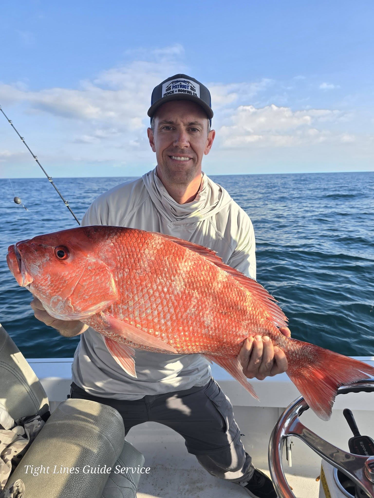 Red snapper caught fishing in Point Comfort TX waters