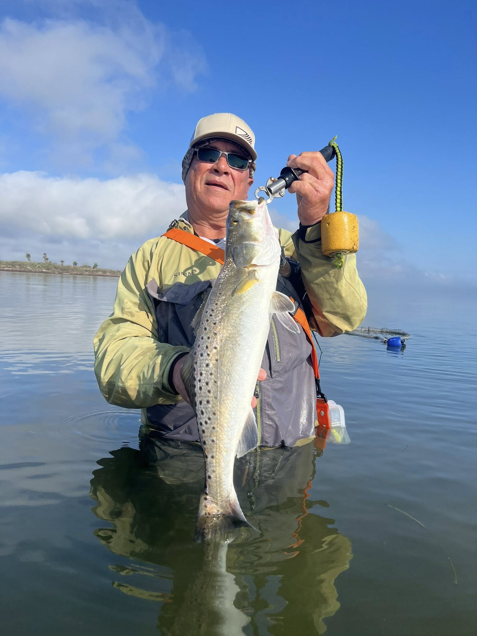 Speckled trout catch while fishing in Port Arthur TX waters