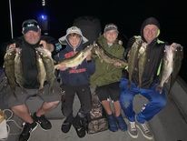 Four anglers fishing in Wisconsin