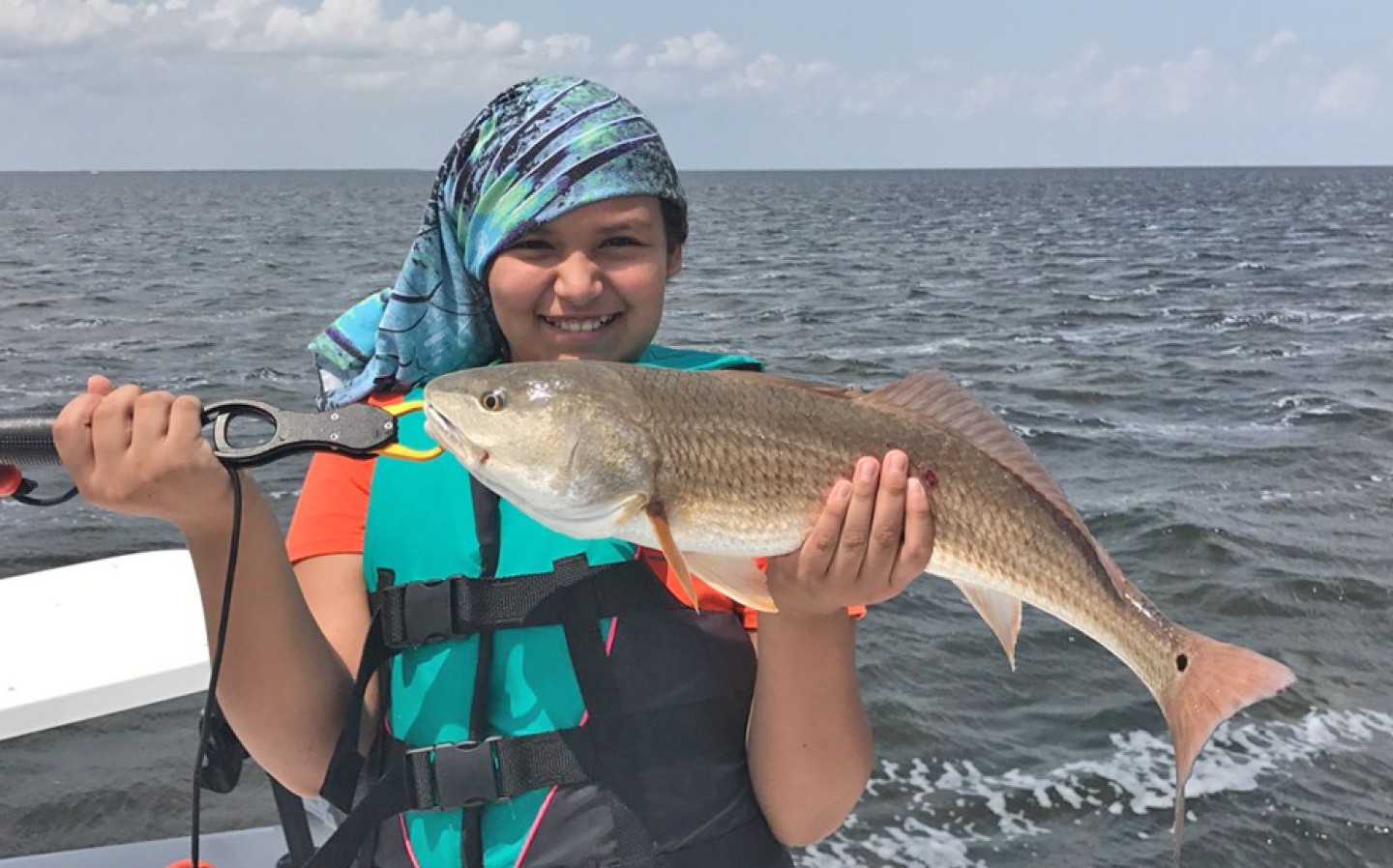 Redfish caught while fishing on South Padre Island TX