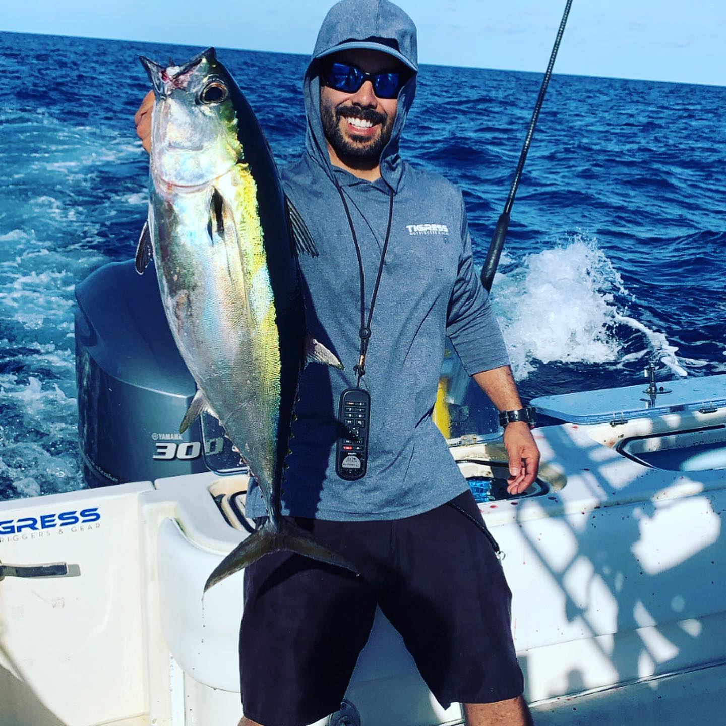 Yellowfin tuna caught while fishing in FL