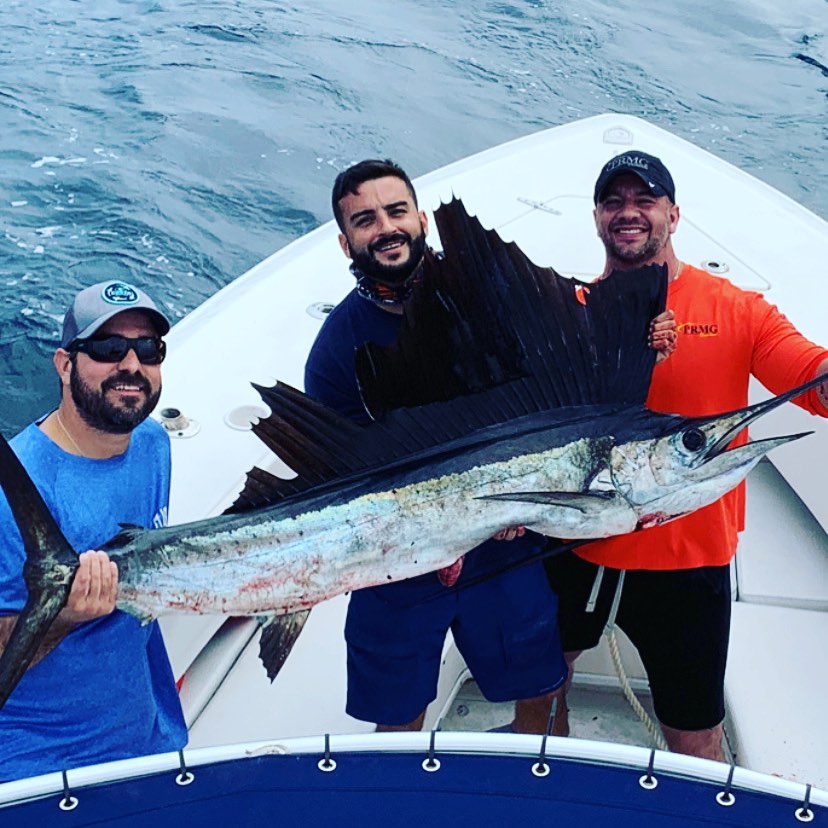 Miami offshore deep sea fishing charter boat targeting sailfish, marlin, mahi, and tuna