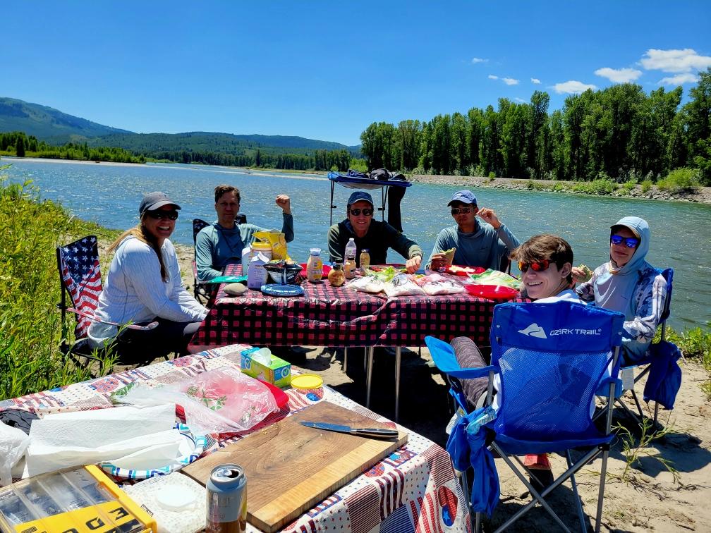 Six people fishing in ID