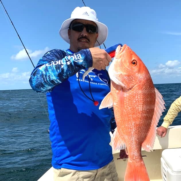 A lone angler fishing in Texas