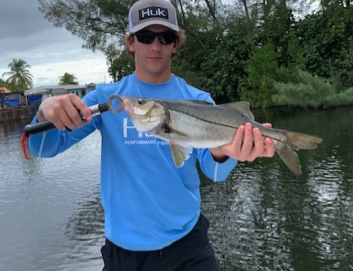 Snook fish caught in Miami, Florida