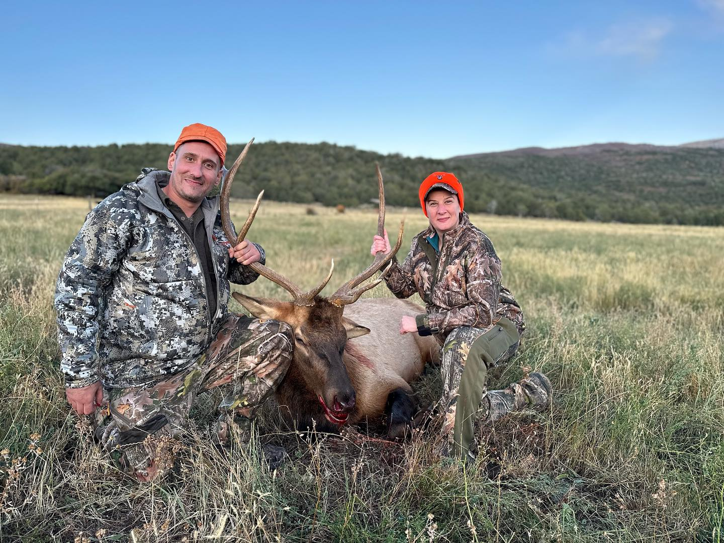 Two people hunting in Salida
