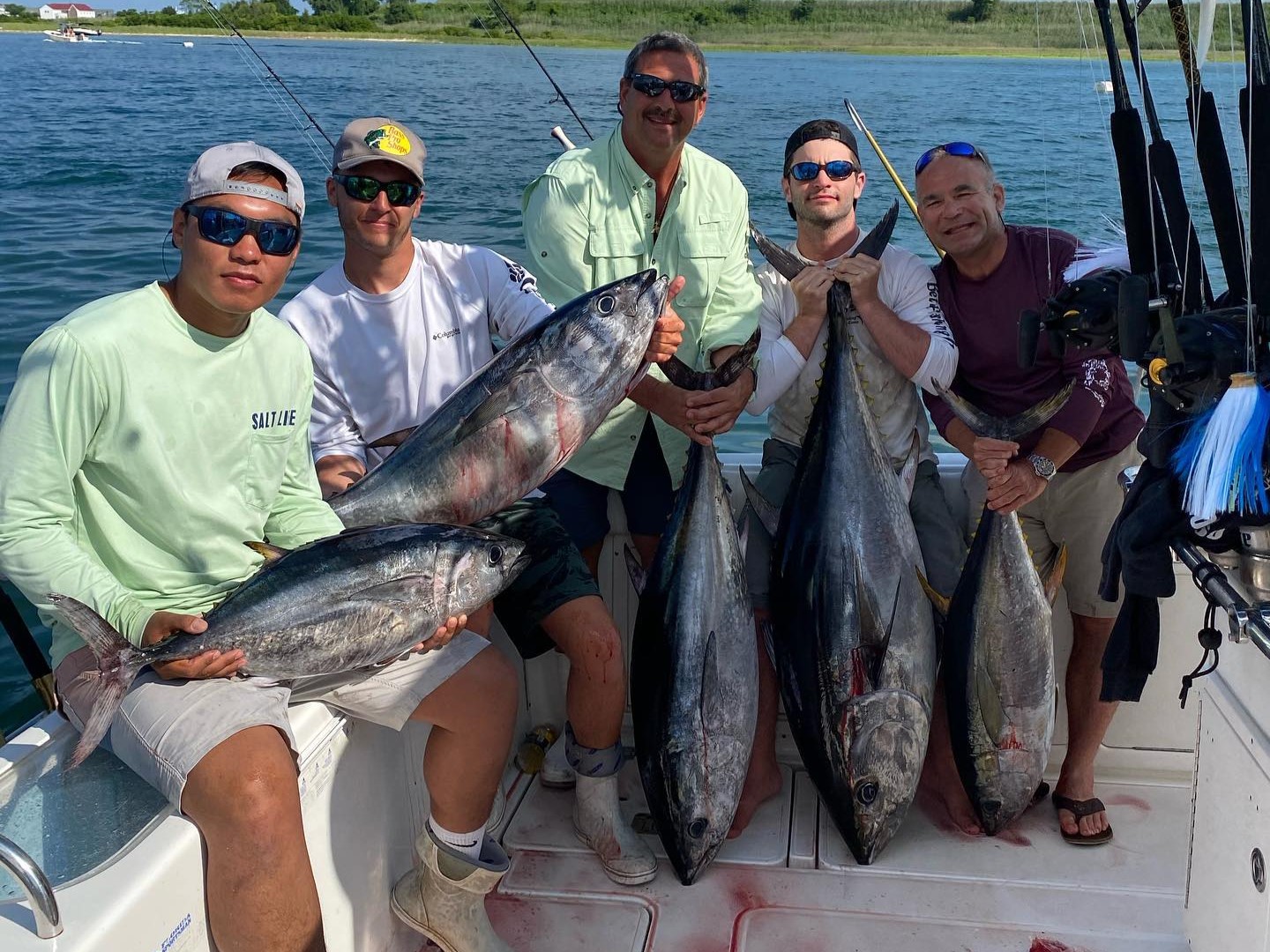 8-hour canyon tuna fishing charter from Point Pleasant NJ targeting bluefin yellowfin bigeye tuna