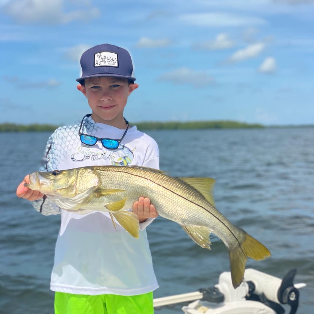 Snook, a 24-inch fish, caught in Matlacha