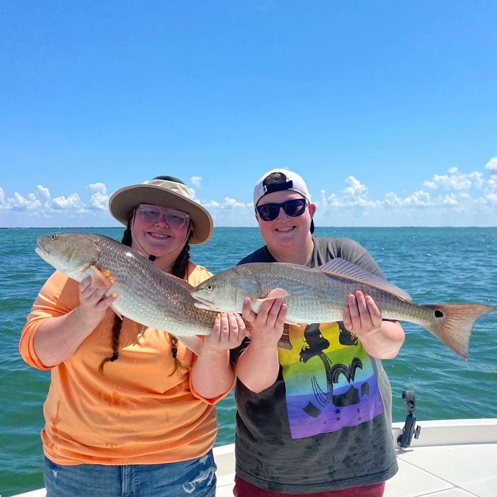 Two huge redfish caught in Matlacha