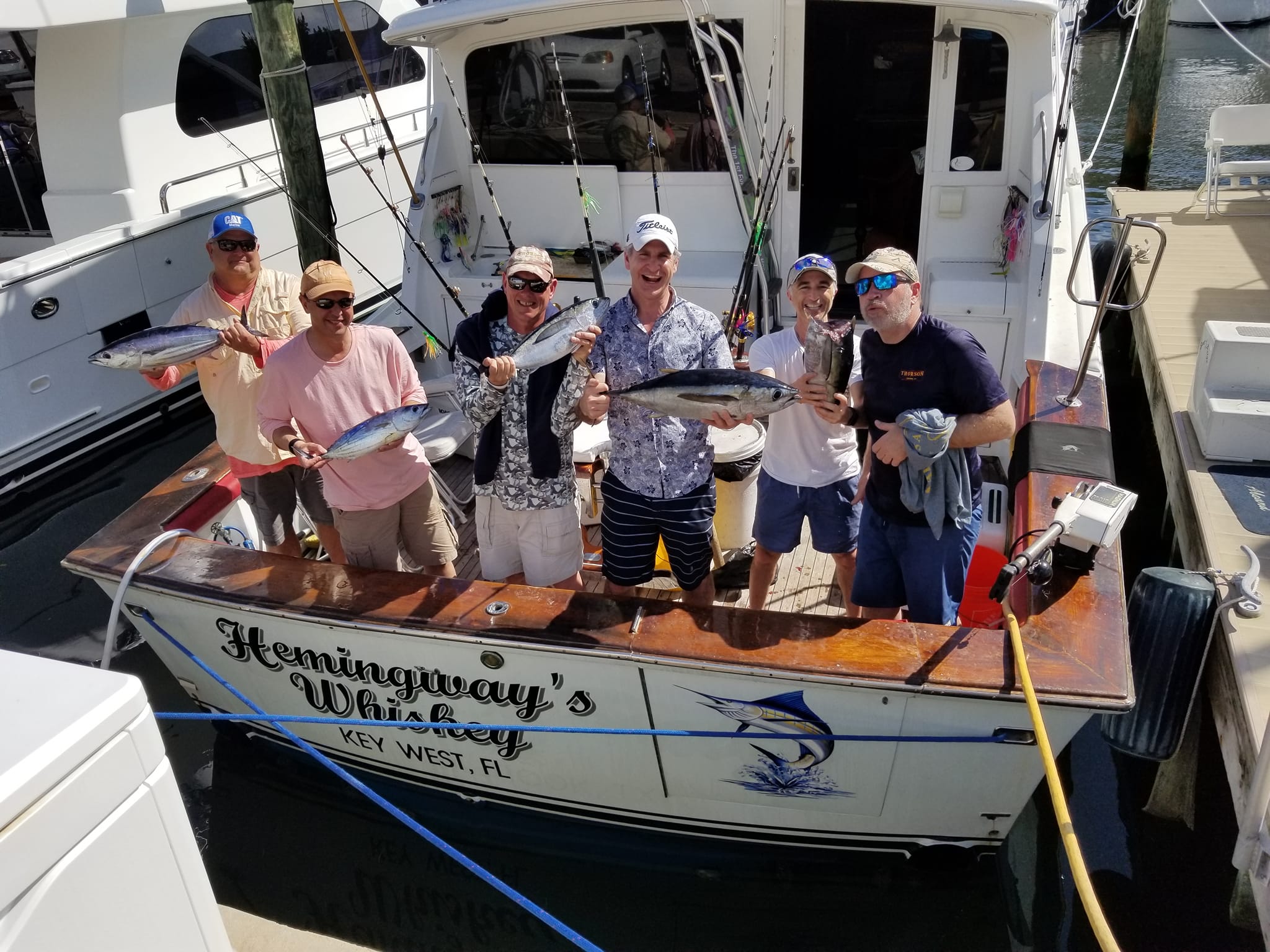 Blackfin tuna caught while fishing in FL