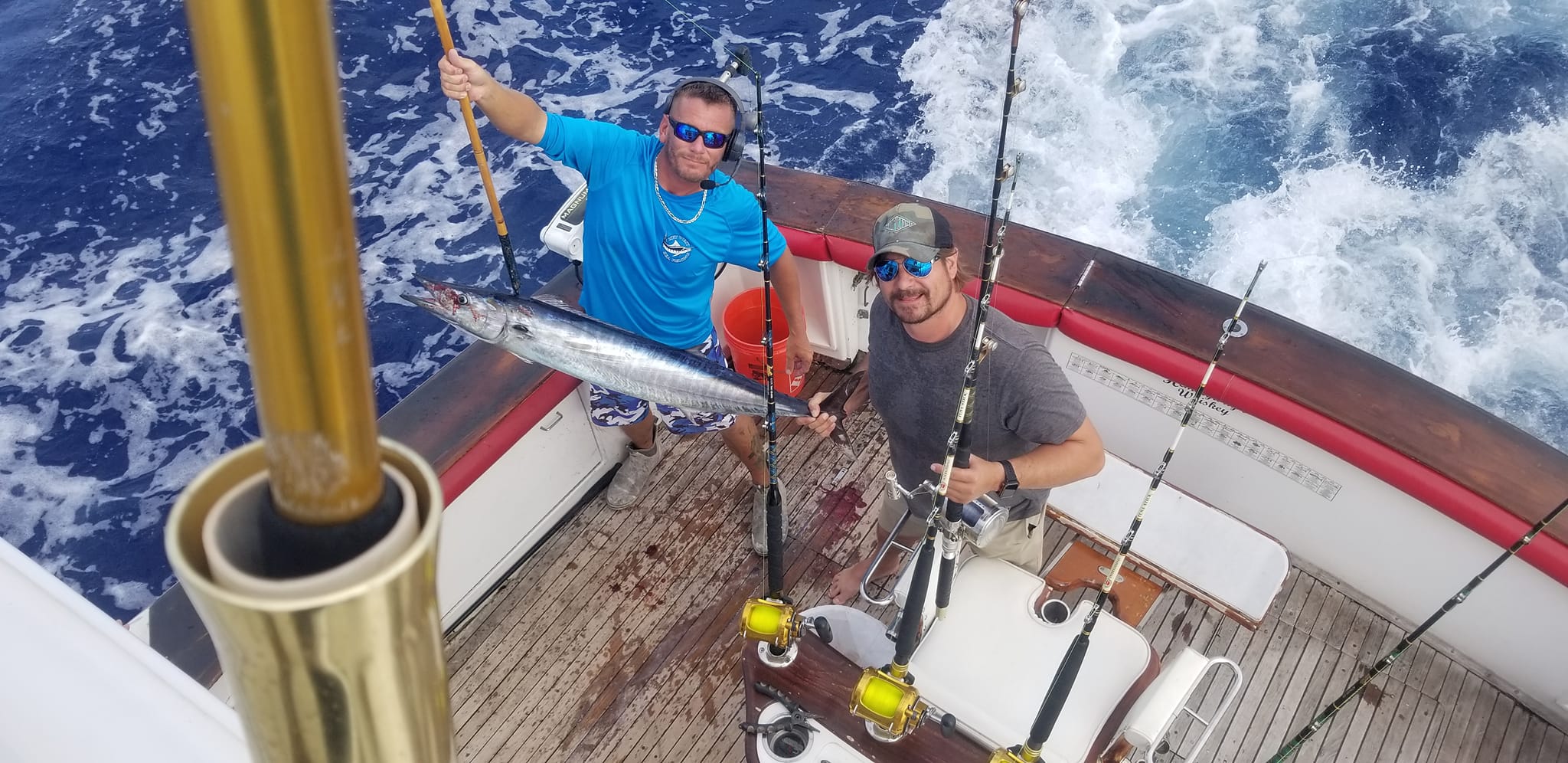 King Mackerel, a 27-inch fish, caught while fishing in Stock Island