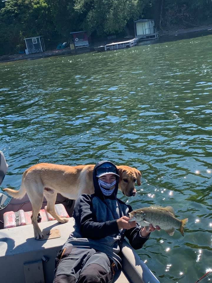 Smallmouth Bass caught fishing in NY