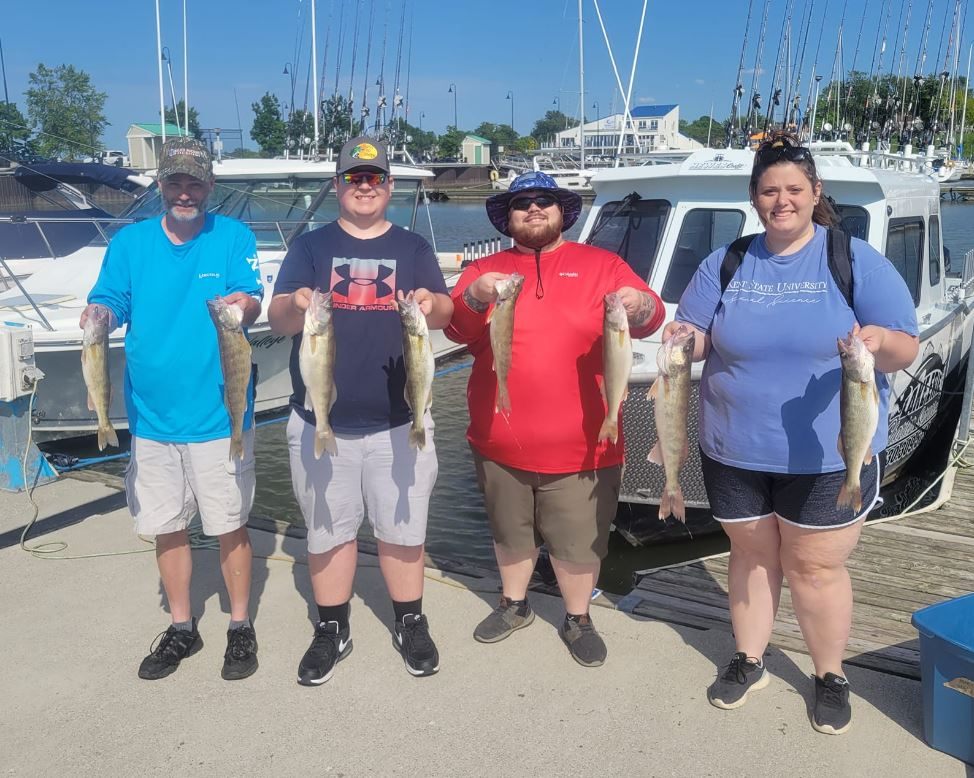 7 freshwater fish caught by 4 people in Lorain