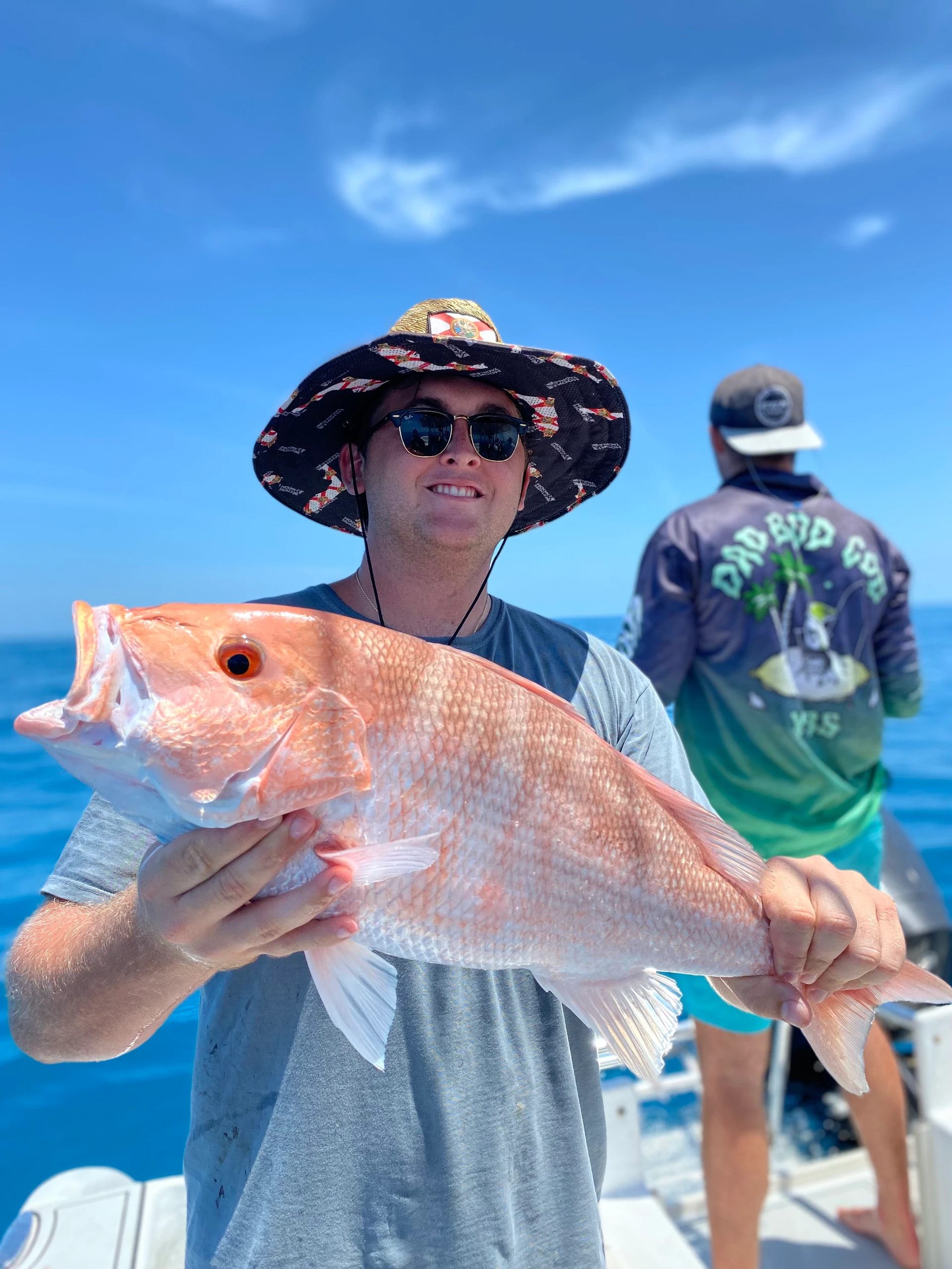 A fisherman with a great catch in Sarasota