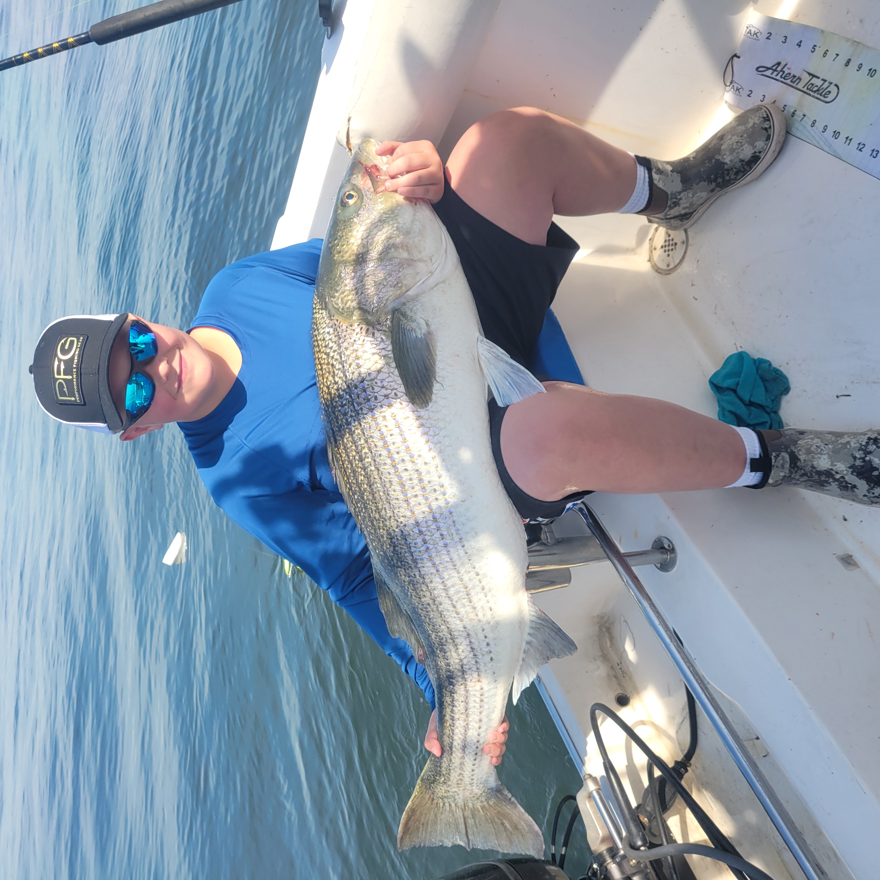 Striped Bass caught in Middletown Township