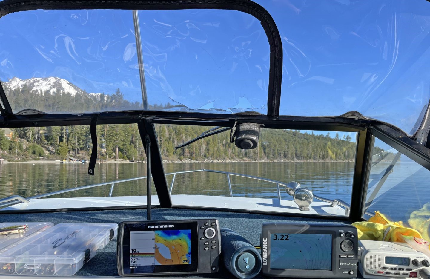 Amazing view of South Lake Tahoe landscape