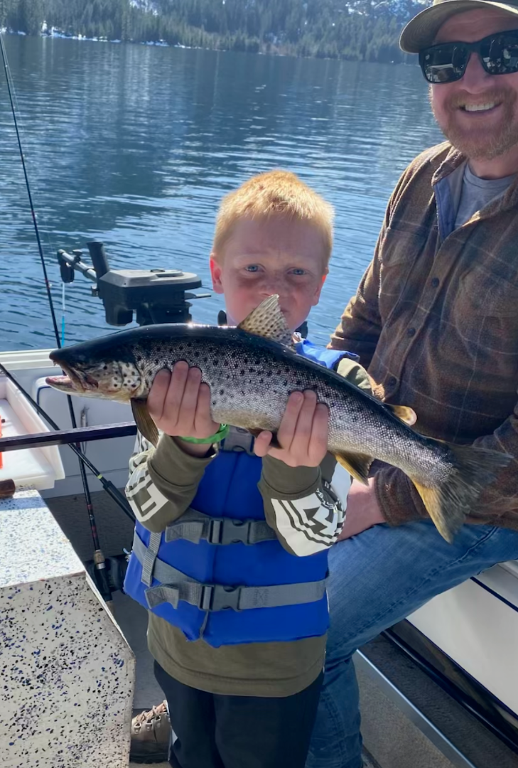 Sea trout caught in South Lake Tahoe
