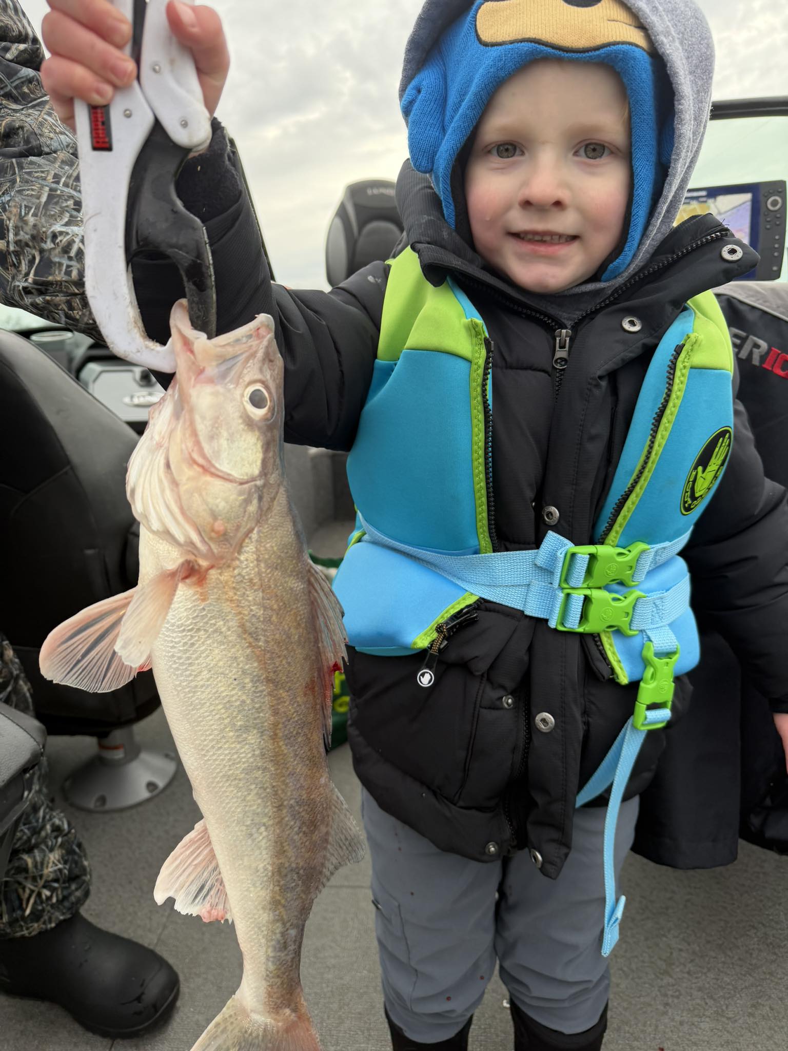 Walleye caught while fishing in Detroit MI
