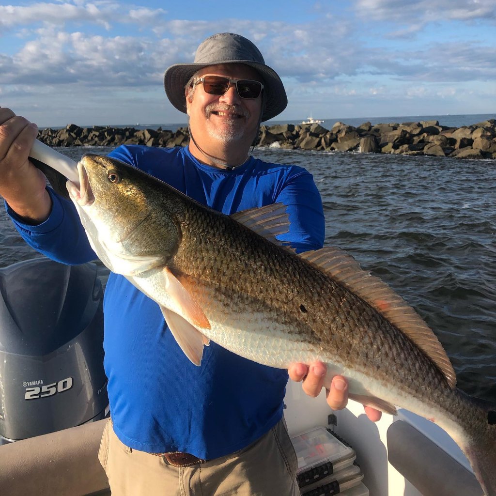 Large Redfish from North Myrtle Beach, SC