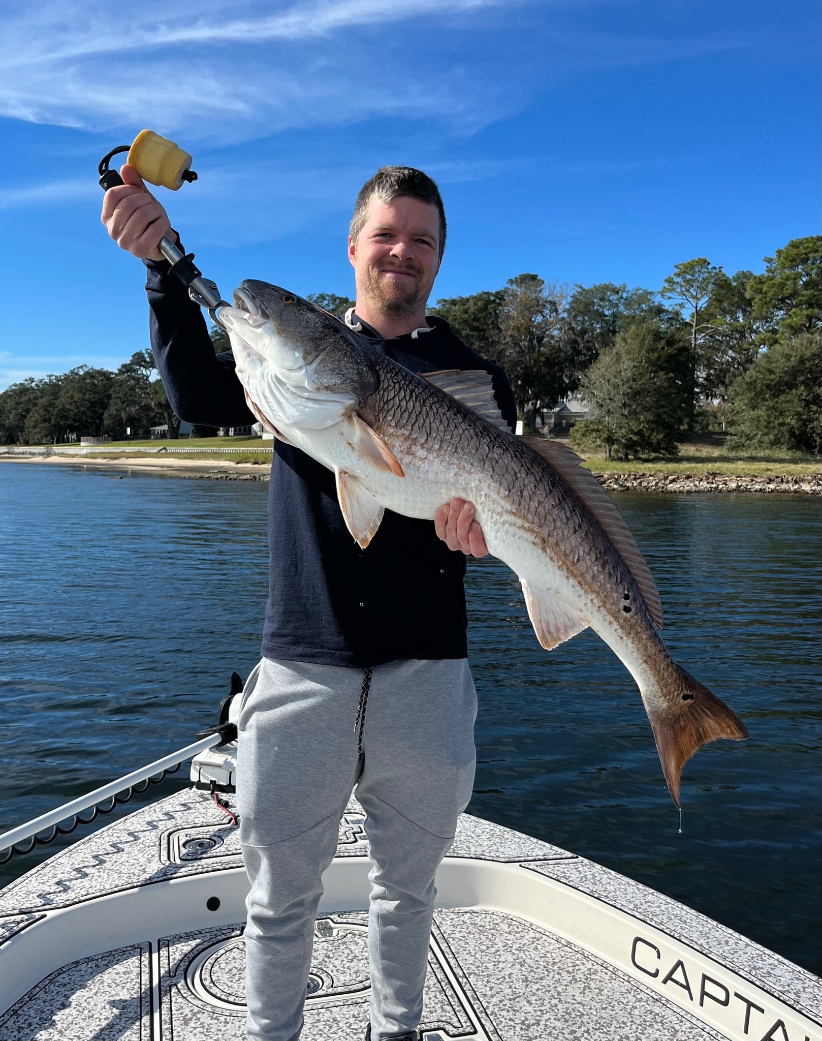 A person fishing in Florida