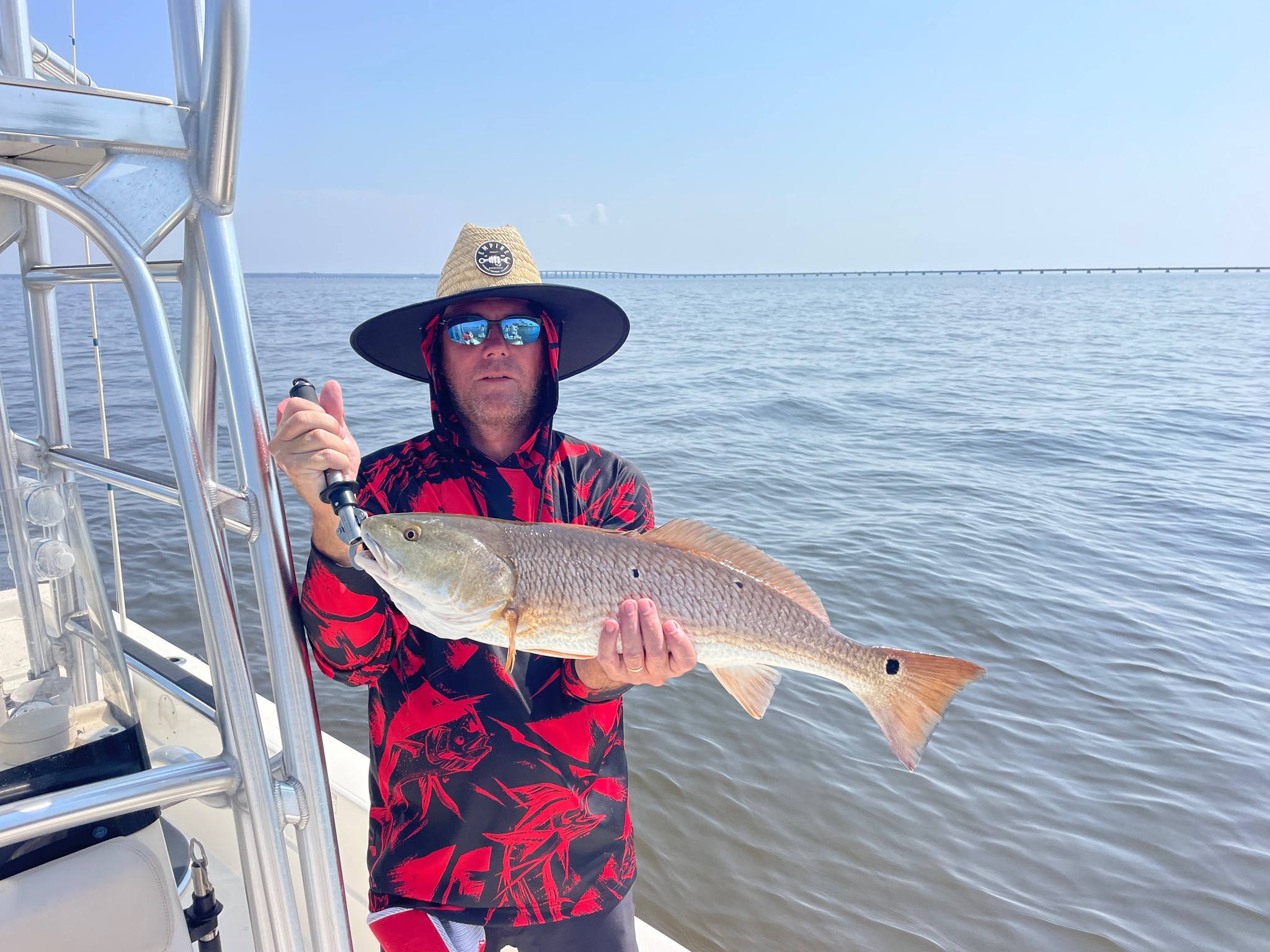 Redfish caught in FL while fishing