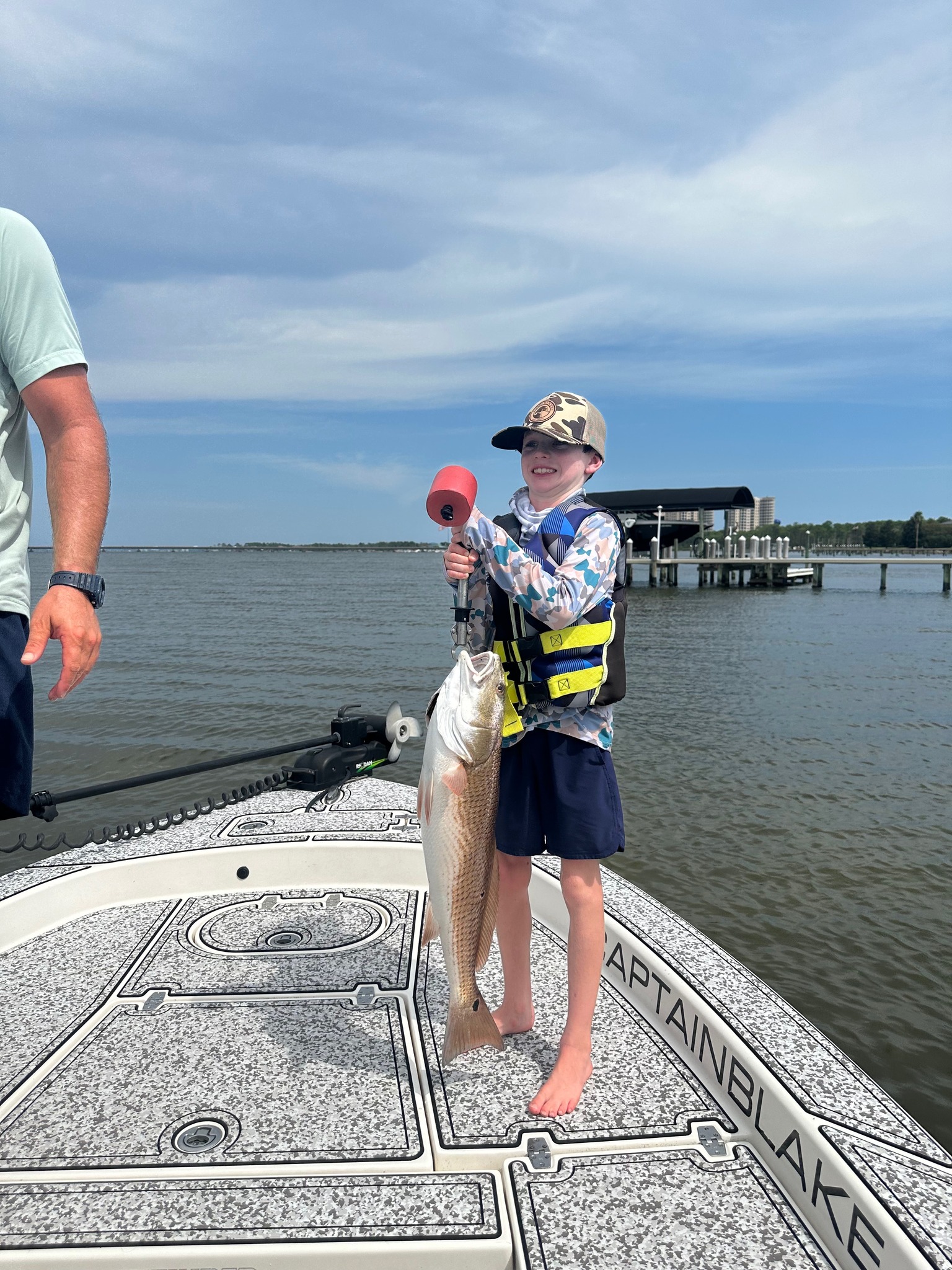 Redfish caught while fishing in Florida