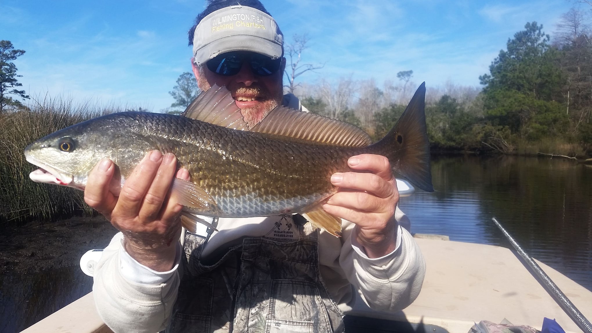 Redfish caught at North Topsail Beach