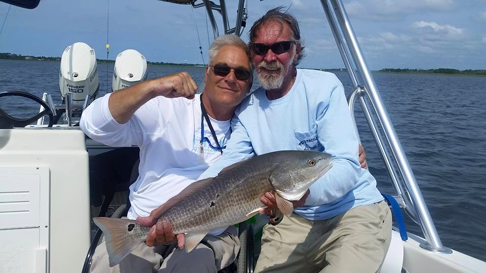 Redfish caught at North Topsail Beach