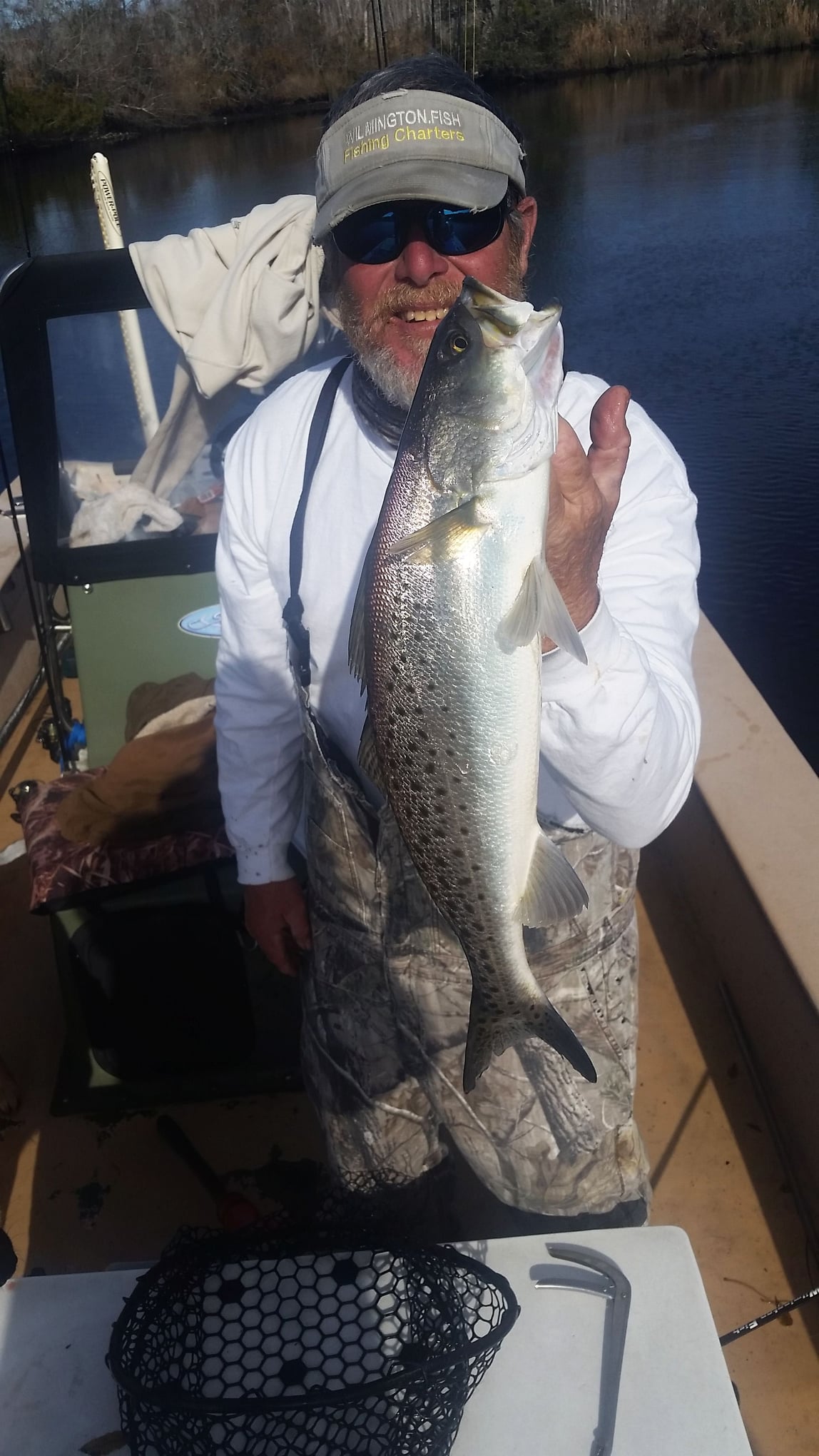 Spotted Weakfish fish caught at North Topsail Beach
