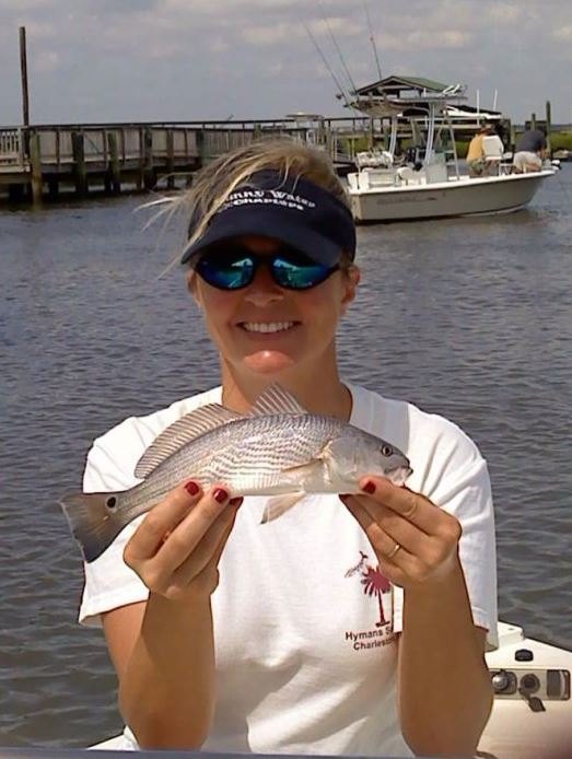A redfish caught in Charleston