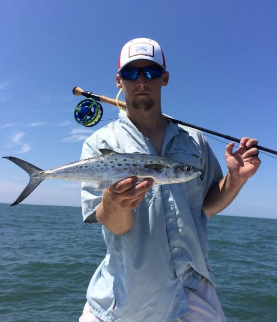A 21-inch Spanish Mackerel caught in SC