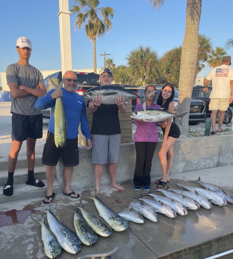 4 blackfin tuna caught fishing in FL