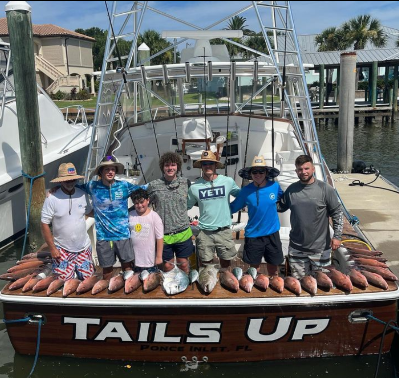 Six anglers fishing in Florida