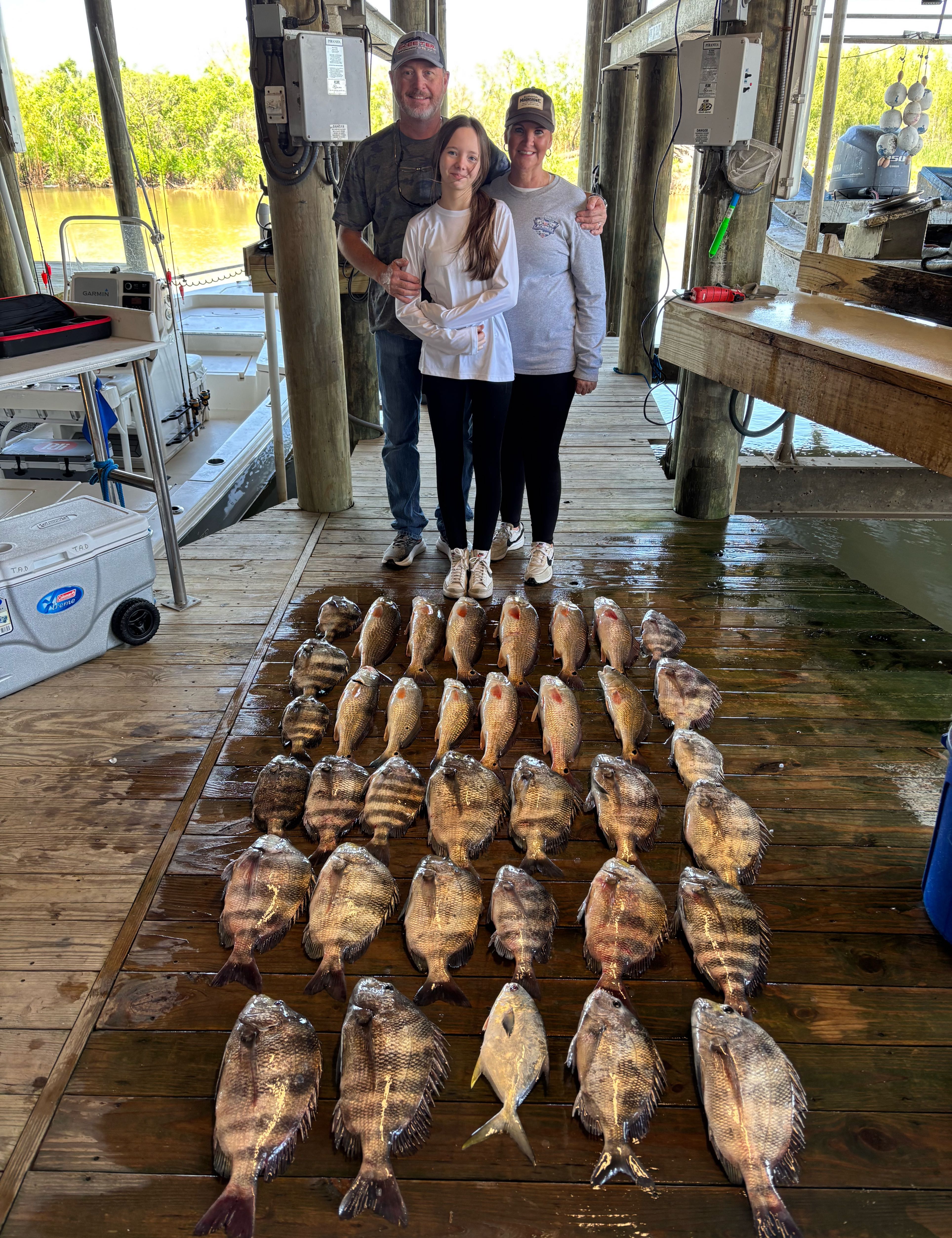 5 sheepshead and permit fish caught in LA