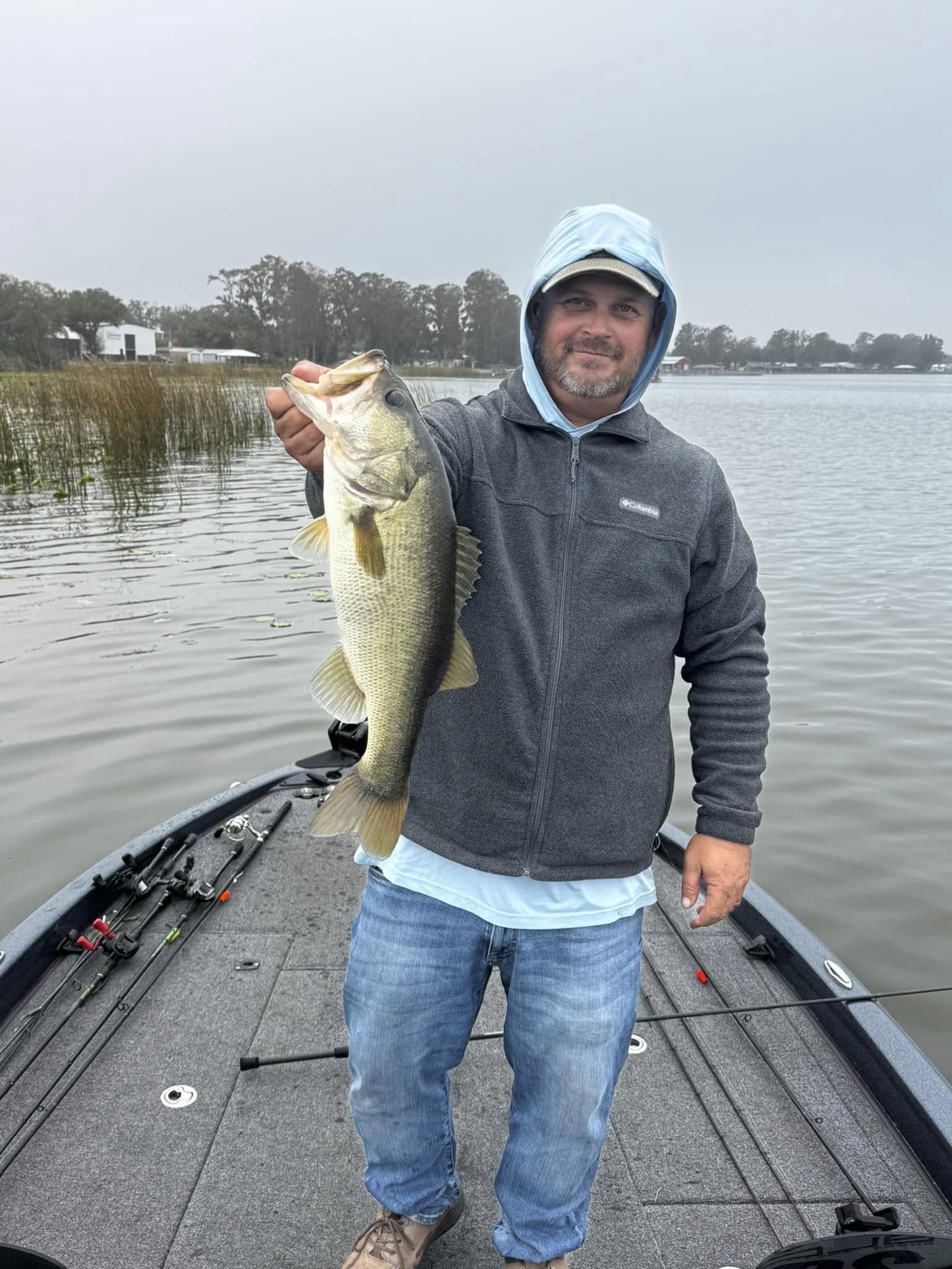 Angler with Florida Bass in Winter Haven