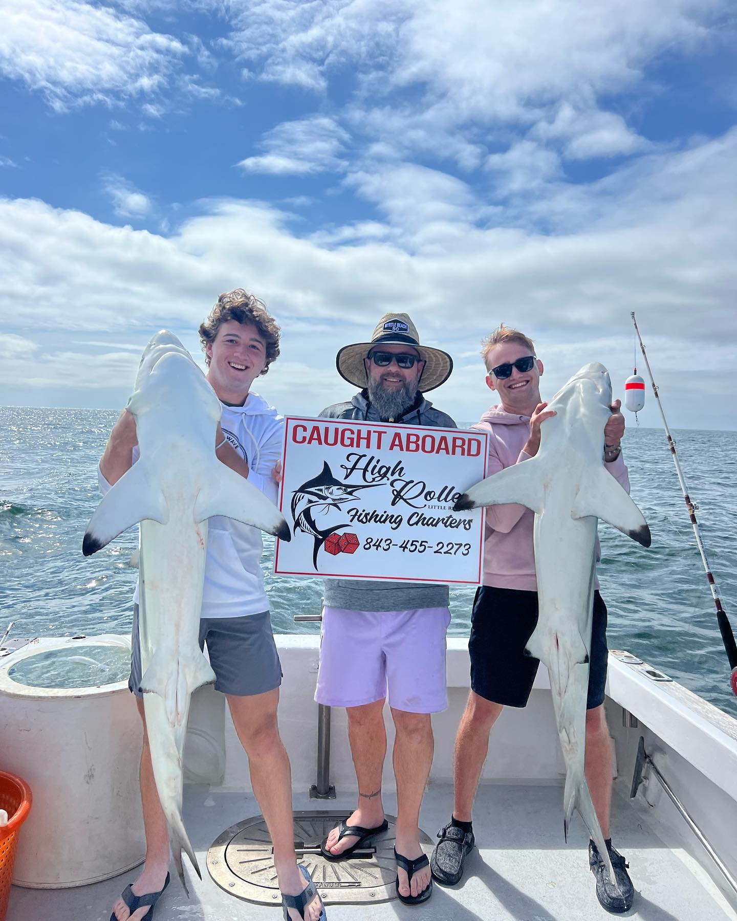 Two large fish caught while fishing in SC